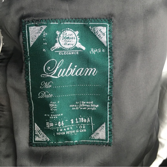 Lubiam x Vitale Barberis Canônico Men 42R Unstructured Herringbone 2-Button Coat - Picture 16 of 16